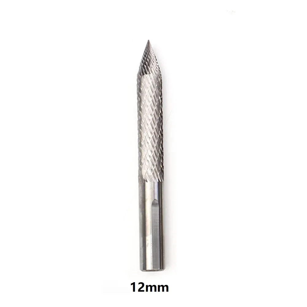 1pcs Professional mushroom nail tyre repair drill bit 3-12mm fish scales triangular diamond cutting Tungsten Bit