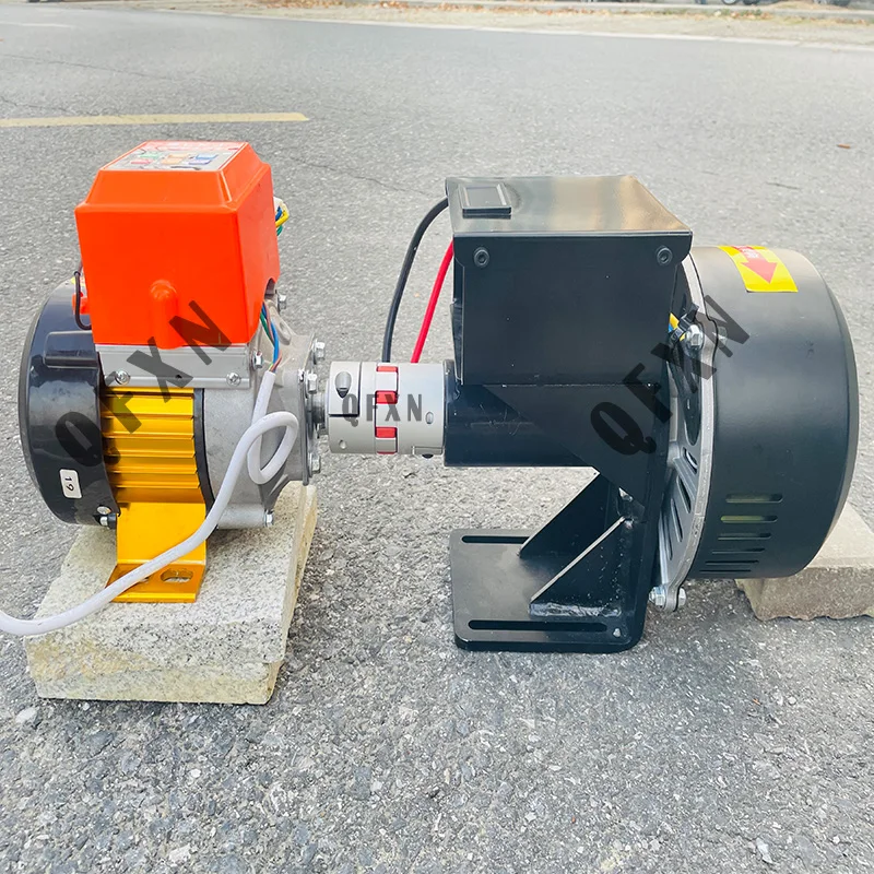 10KW 30KW Free Energy Generator 20KW DC Permanent Magnet Generator Set 220V 380V Alternator With Speed Adjustable 220V Motor