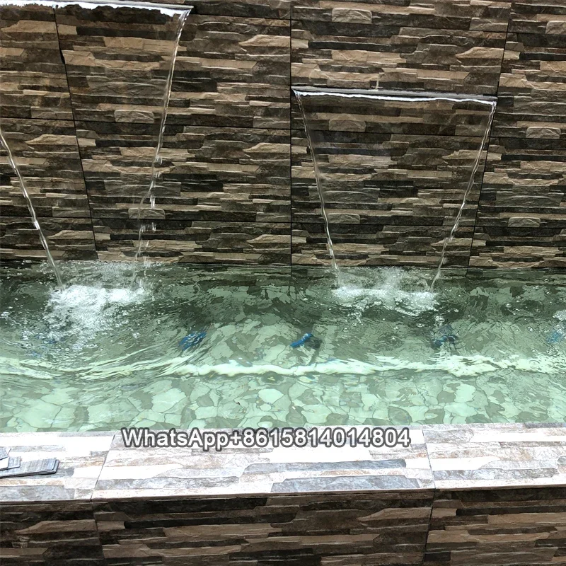 

Swimming pool waterfall spillway/Courtyard landscaping water curtain wall fish pond water landscape decoration flow sink outlet