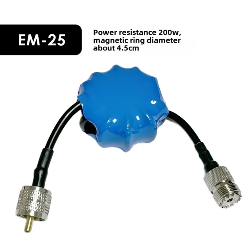 【A69Z】EM-25 حلقة مغناطيسية لراديو الموجات القصيرة 1.8-30 ميجا هرتز خنق لتقليل قمع الوضع المشترك الحالي #3