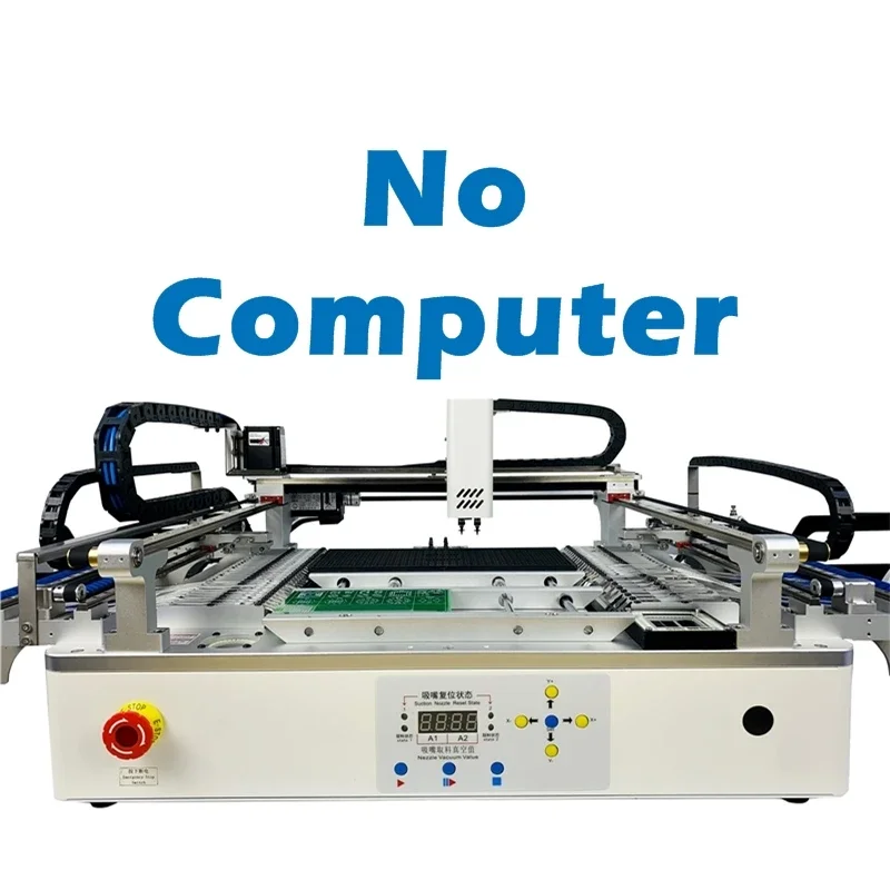 LY Q2S SMT Pick and Place Machine Desktop Automatic Dual 6 Heads with Full Vision 110V 220V 54 Bits for LED SMD PCB Assembly