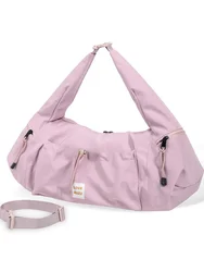 Sporty Crossbody Bag for Cycling Commuting And Traveling Men's Single Shoulder Tote Bag Floral And Youthful Korean Style