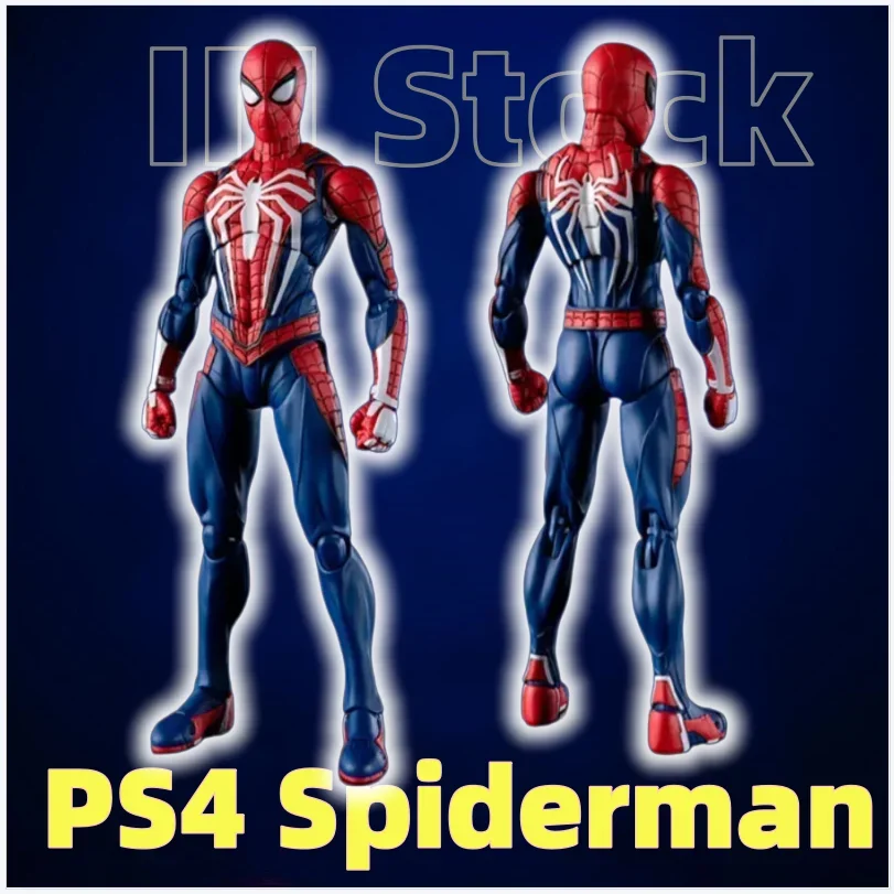 New SHFiguarts Spider Man Figuarts PS4 Game Version SHF Peter Parker Simple style Heroic action Action Figure Model Toys Gift