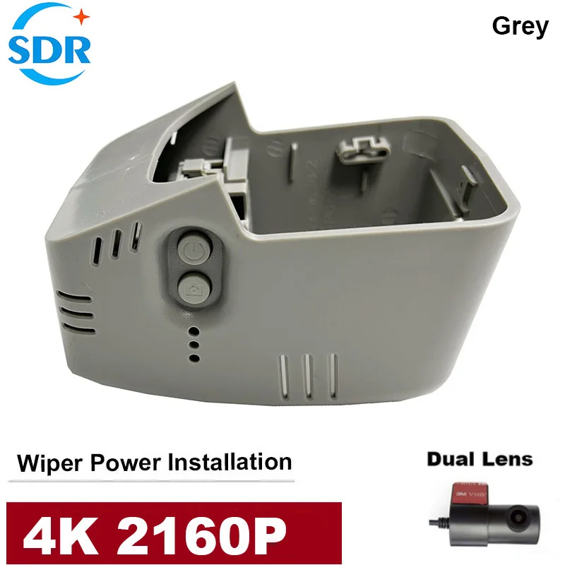 4K HD 2160P Plug and Play WIFi wideorejestrator samochodowy wideorejestrator podwójny obiektyw kamera na deskę rozdzielczą dla Volkswagen Taos VW Tharu 300TSI 2023 przez kontrola aplikacji