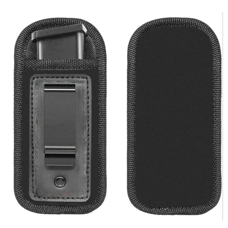 Tactical Single Magazine Pouch Holster IWB Concealed Carry 9mm .40 .45 Mag Holster for Glock 17 19 43 Sig 1911 S&W M&P Beretta