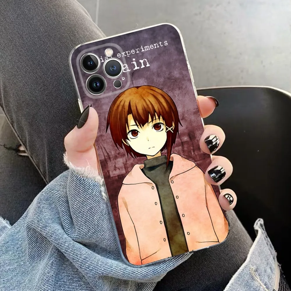 Serial Experiments Lain Phone Case For IPhone 16 15 8 7 6 6S Plus X SE XR XS 14 11 12 13 Mini Pro Max Mobile Case