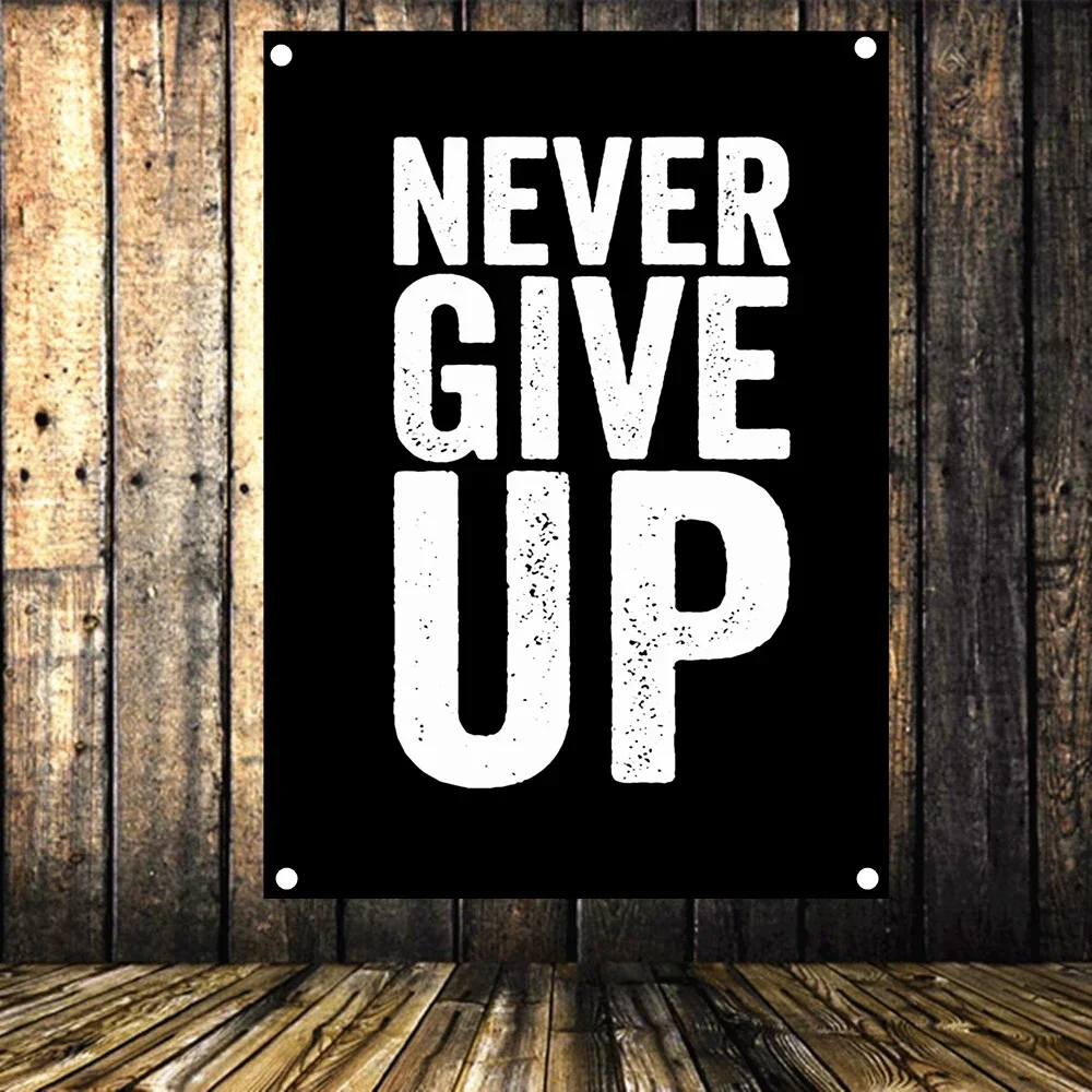 Vintage Historical Quote Motivational Posters Flags & Banners Tapestry; Success Wall Art Inspired by Famous Leaders and Thinkers