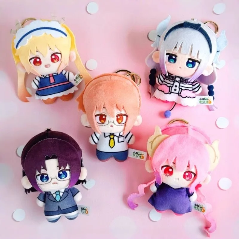 

Miss Kobayashi's Dragon Maid 30cm 10cm Cotton Doll Kobayashi Tohru Kanna Sitting Pose Plush Toy Anime Figure Stuffed Doll Gifts