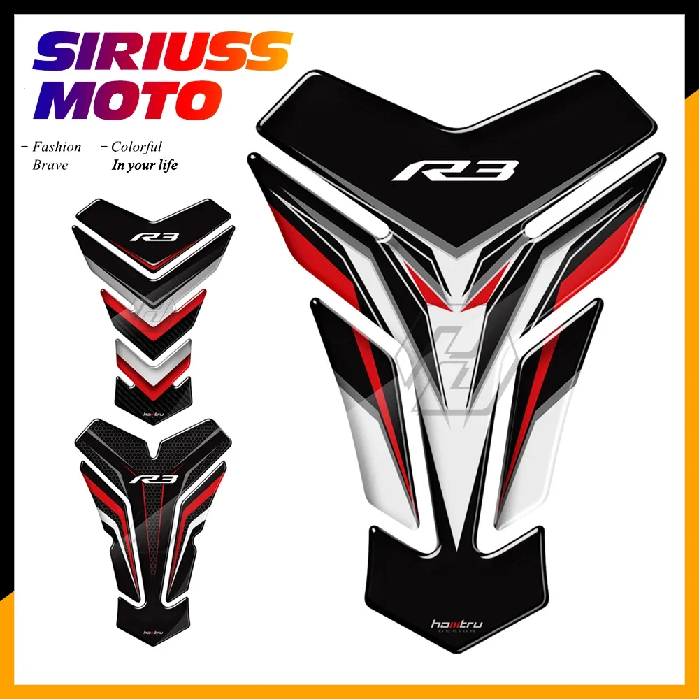

3D Motorcycle Tank Pad Protector Case for Yamaha YZF R3 From 2015