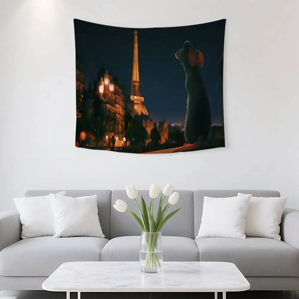 Cute R-Ratatouille Tapestry Customizable Tapestries Of Various Styles,wall Hangings, Celebrity Photo Printing,wall Hangings