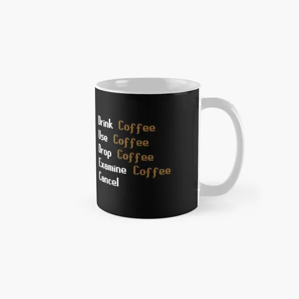 Runescape Classic  Mug Design Tea Simple Cup Handle Round Photo Coffee Gifts Printed Drinkware Image Picture