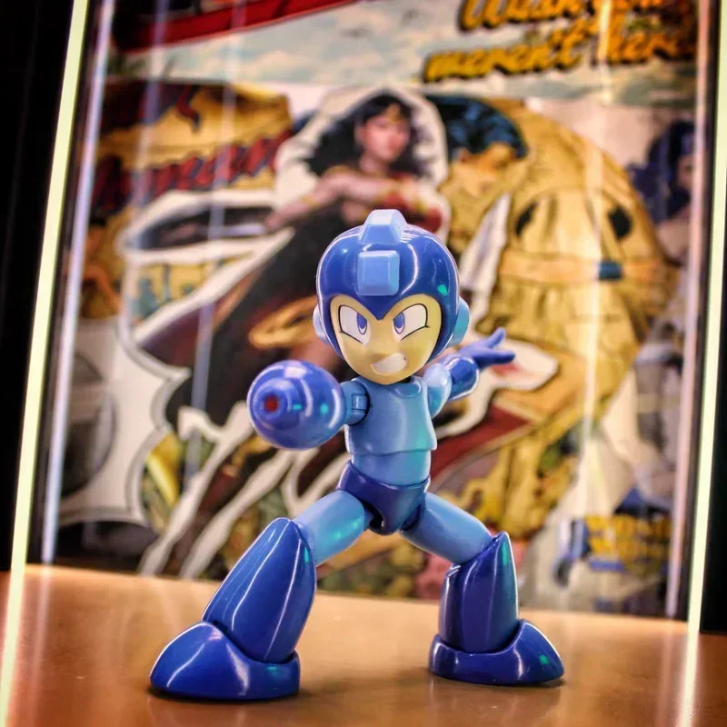 Genuine Rockman Jada Toys 1/12 Rockman Flame Man Frozen Man First Wave Hand Toy Doll Collection Decoration Birthday Gift