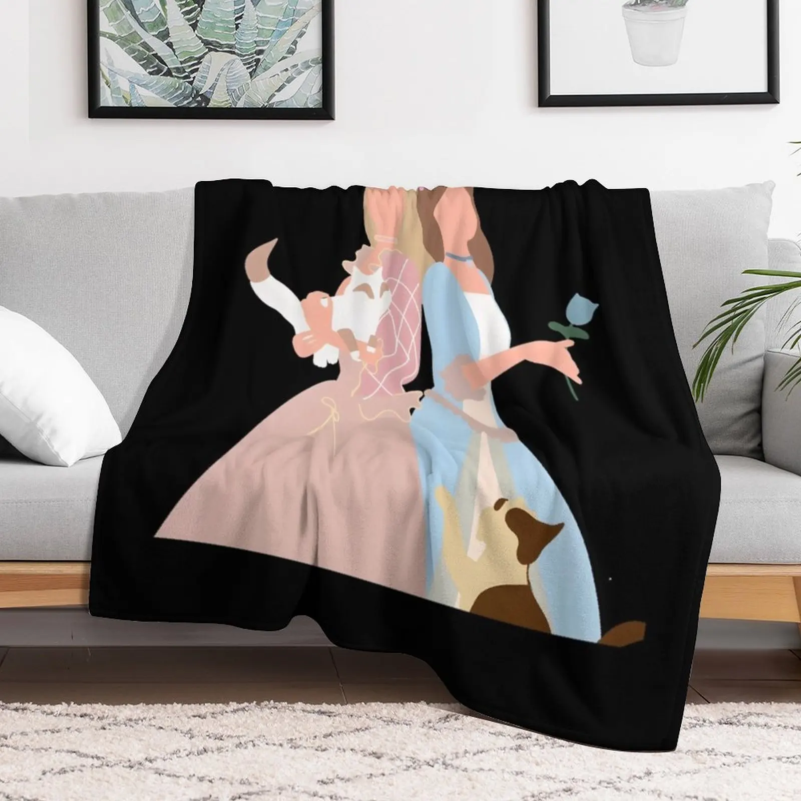 Princess and The Pauper Pullover Sweatshirt Throw Blanket Multi-Purpose Tourist anime Blankets