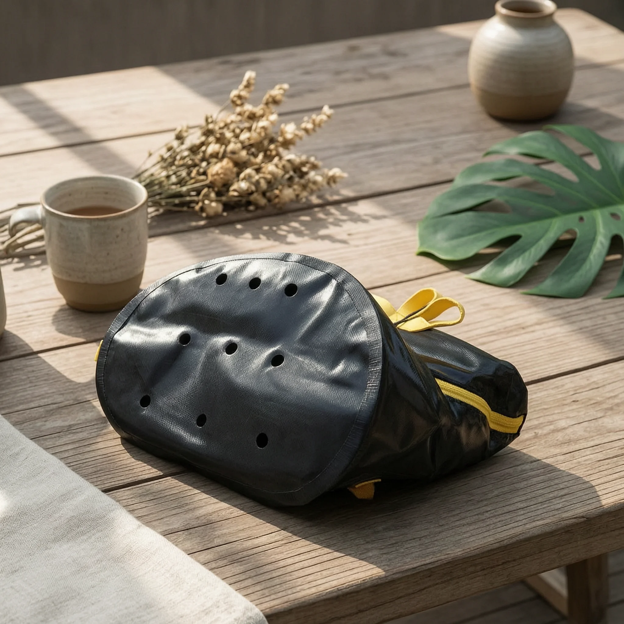 

Climbing Rope Backpack Heat-Sealed Climbing Rope Bag Mesh Material Side Handle for Canyoning