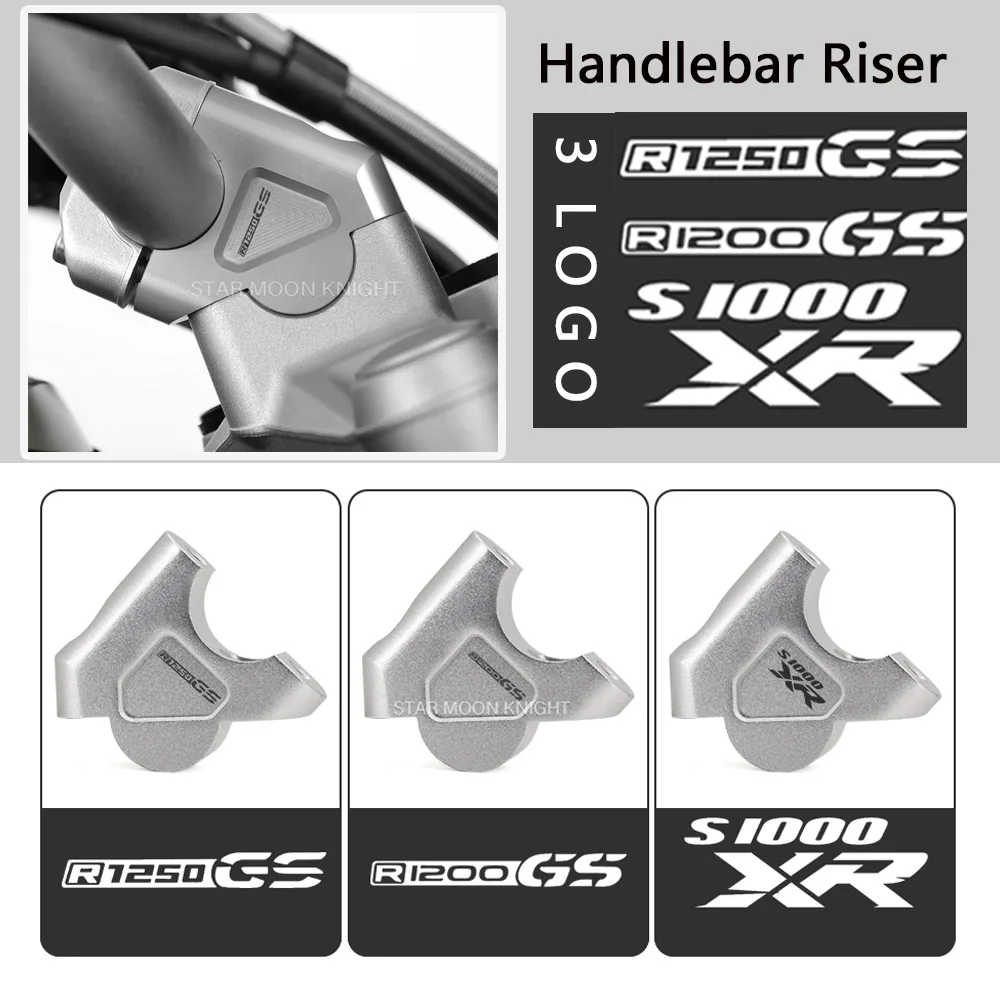 

Motorcycle Handlebar Riser Drag Handlebar Clip Extension Adapter for BMW R 1200 GS LC R1200GS Adventure ADV R1250GS S1000XR