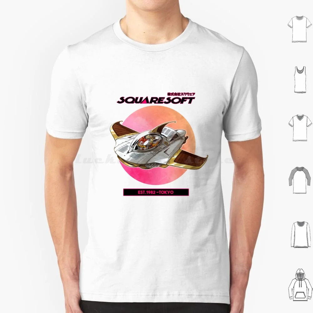 Tribute To Squaresoft T Shirt 6xl Cotton Cool Tee Chrono Trigger Rpg Snes Chrono Trigger Gaming Retro Frog Final Fantasy Lucca