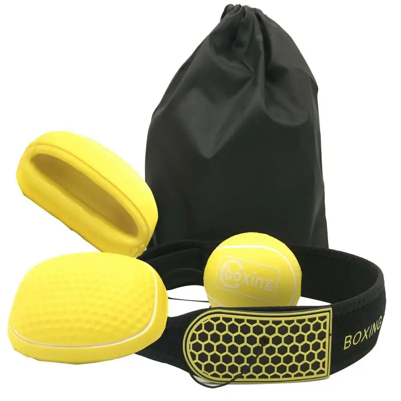 

Boxing Ball Reflex Training Wearable Boxing Equipment Speed Punch Ball Kit Perfect For Reaction Agility Punching Speed Hand Eye