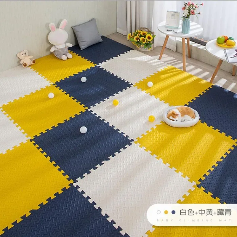 Tapetes de espuma para bebês, brinquedos de quebra-cabeça em EVA para crianças, tapete de chão macio para brincar, peças de encaixe para exercícios, t