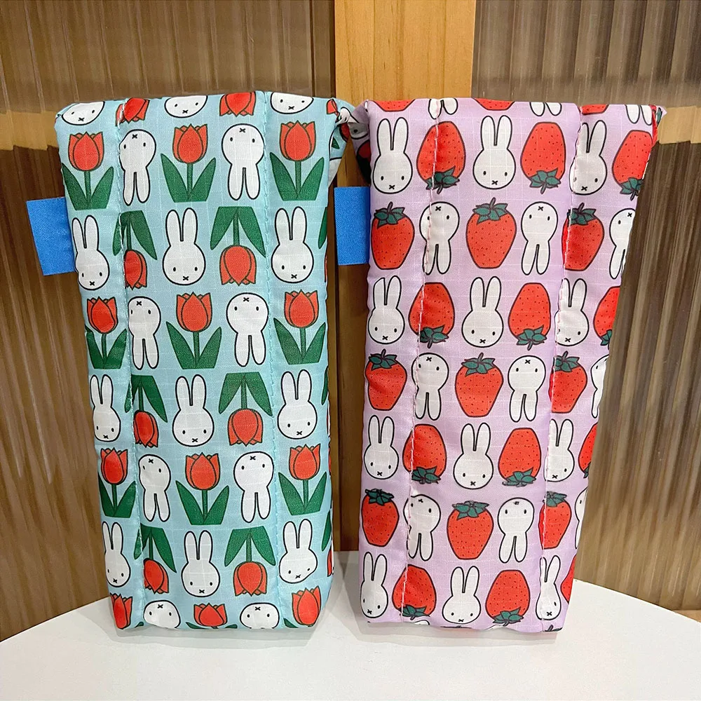 Kawaii Miffy Niedlicher Regenschirm Cartoon Kaninchen Druck Baumwolle Clip Verdickung Tragbare Brillentasche Mädchen Geschenk – Detail 15