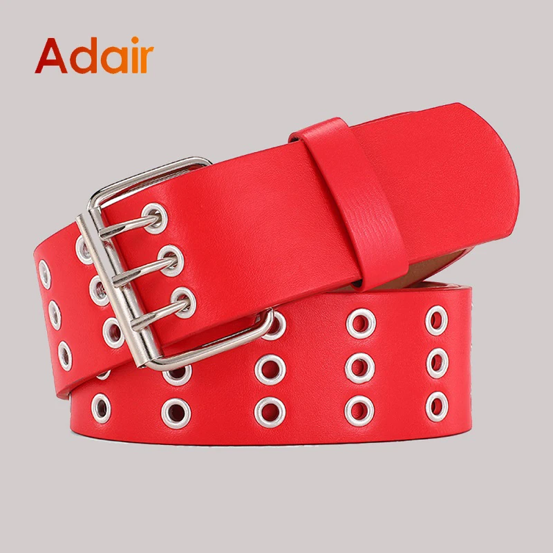 

Fashion Belt for Women Genuine Leather Women Belts Luxury Alloy Pin Buckle Retro Ladies Decorative Punk Jeans Decorative Strap