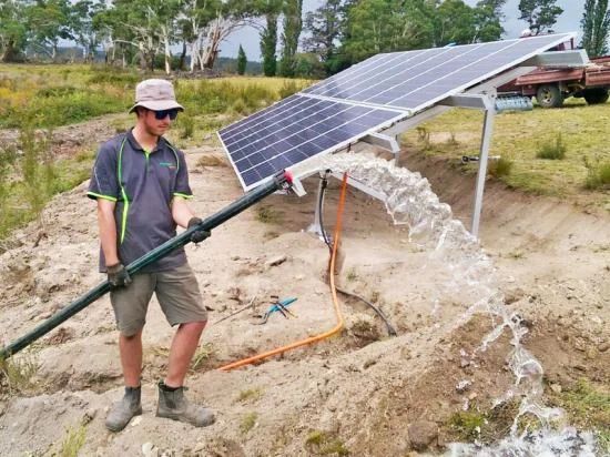 200 Ft Borehole BLDC Solar Motor Submersible Water Pressure Pump Kits for Agriculture Irrigation 1.5 HP Spray Pump Solar Cell #1