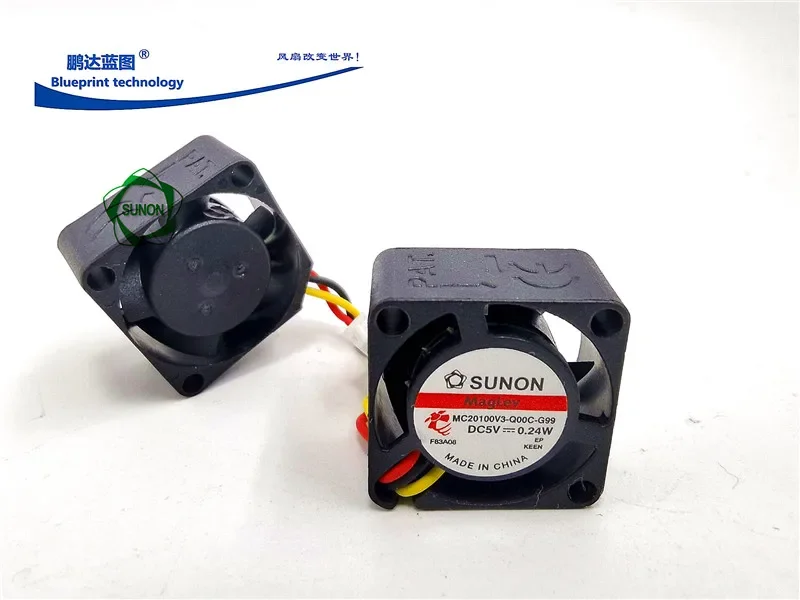 pa Brand  & Original MC20100V3-Q04C-GA9 Miniature 2010 2cm Magnetic Floating Speed Measuring 5V Mute Cooling Fan