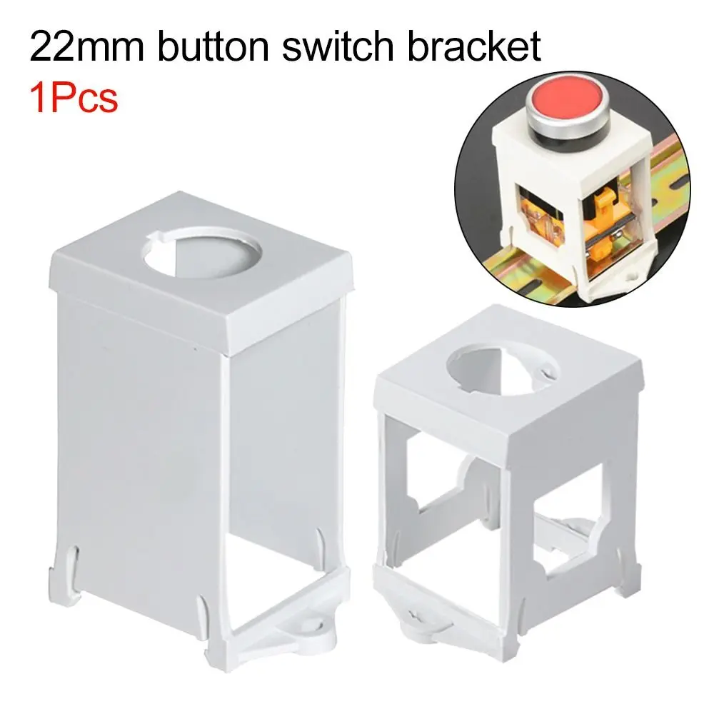 1Pcs 22mm Push Button Switch Bracket Slide Rail Round Guide Rail Mounting Bracket LA38 Indicator Signal Light Bracket