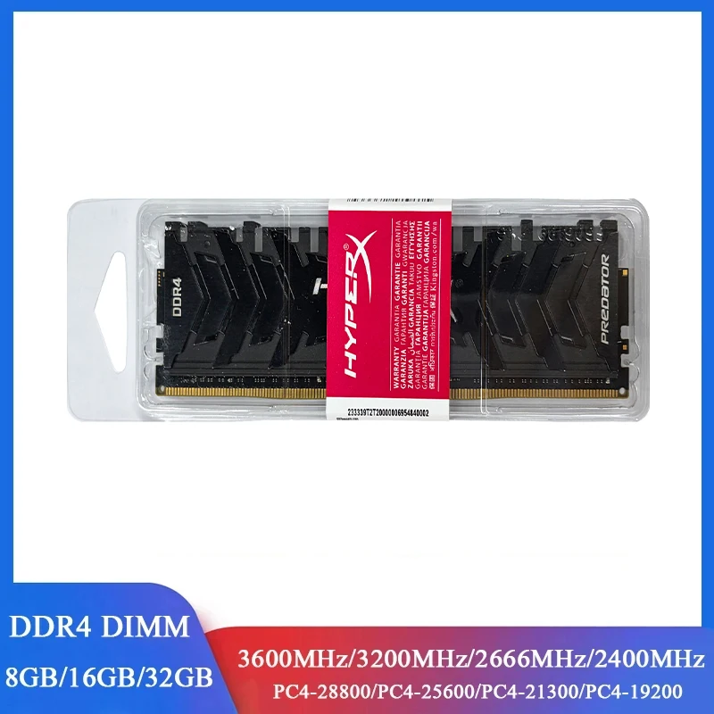 ddr4 ram hyperx fury 2x8gb ddr4 3200mhz