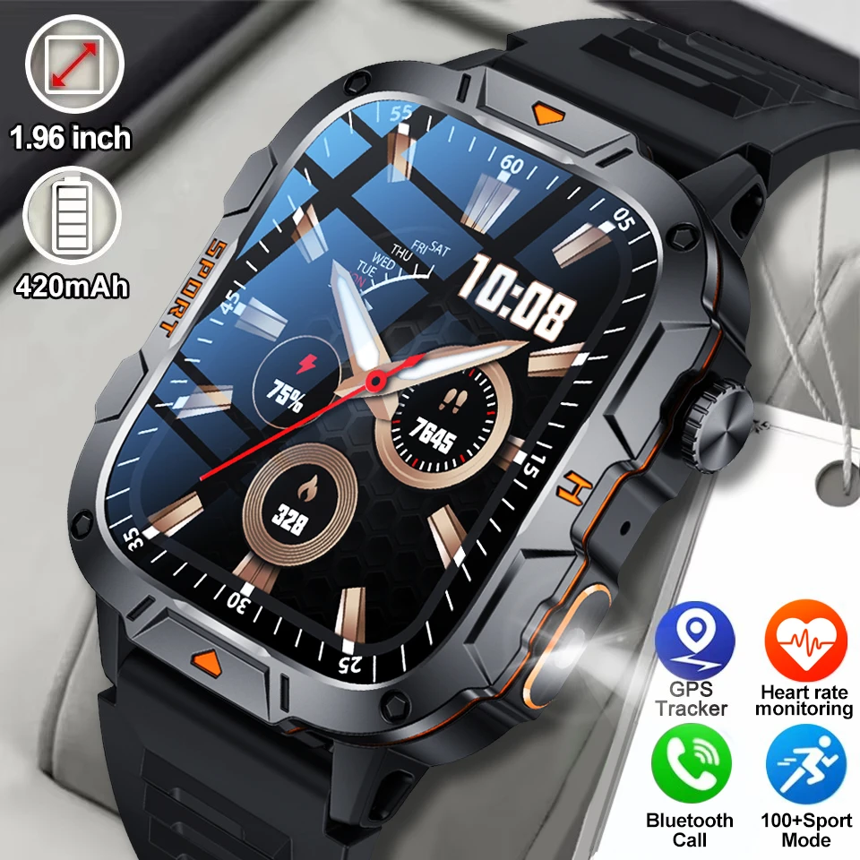 

New For Xiaomi Rugged Military GPS SmartWatch Men AMOLED HD Screen Heart Rate Bluetooth Call Waterproof Outdoor Smart Watch 2025