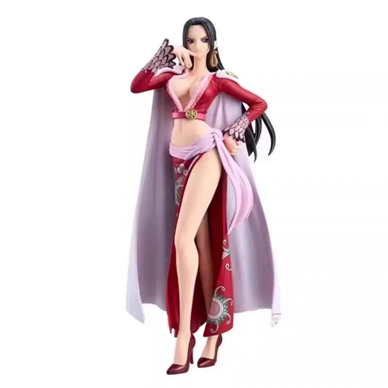 100% Original Bandai Genuine Banpresto One Piece DXF 17cm Boa·Hancock PVC Collection Model Dolls Toy for Gift Drop Shipping