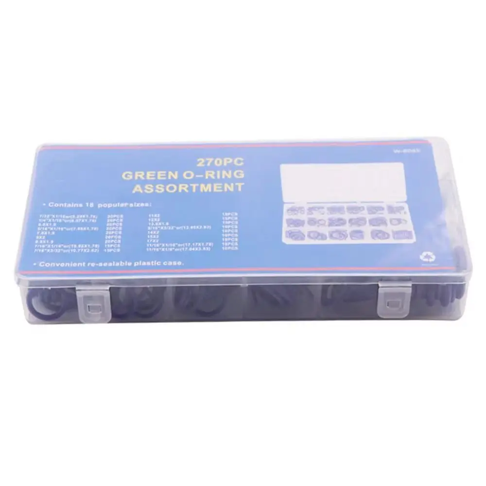 kit-de-aneis-de-borracha-para-vedacao-com-270-pecas-material-hnbr-aneis-o-roxos-e-verdes-para-ar-condicionado-de-carro-18-tamanhos-universais