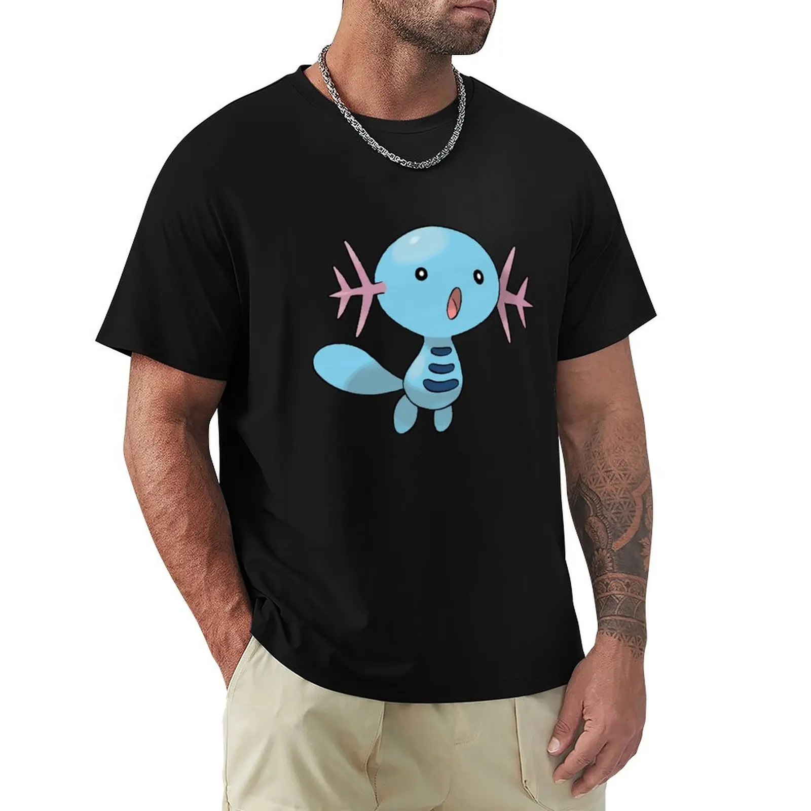 wooper whopper T-Shirt vintage anime shirt oversized mens shirts graphic tee