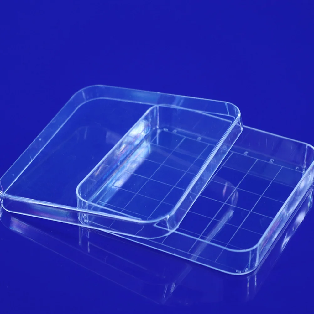 

5Pcs Petri Dish Plastic Transparent Sterilized Reusable Durable for Laboratory Biology Scientific Research Plastic Petri Dish