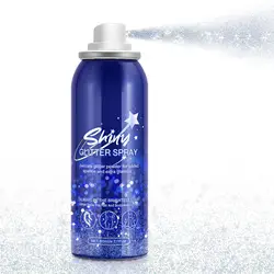 Body Glitter Spray 60ml Glitter Hairspray for Sparkle Body Home Party Clubs