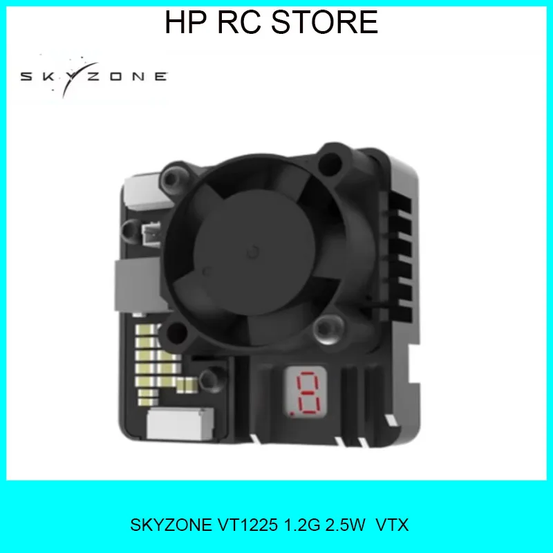 SKYZONE VT1225 1.2G 2.5W VTX - ตัวเครื่อง CNC, กำลังไฟ 4 ระดับ, ระบบ IRC Tramp Analog สำหรับ FPV
