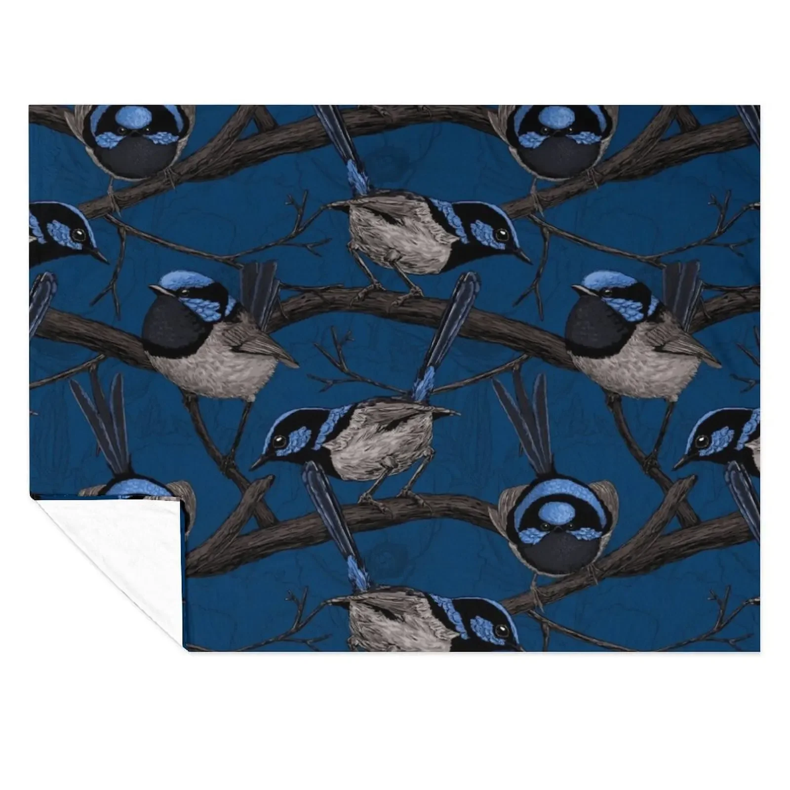

Night fairy wrens Throw Blanket Bed covers Comforter Stuffeds Luxury Brand Blankets