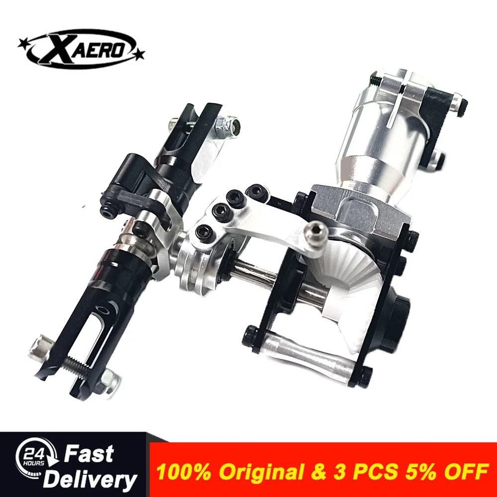 XAERO 500 Metal Tail Dual Push Belt Drive Tail Assembly Complete Tail Gearbox for ALIGN T-REX 500 RC Helicopter