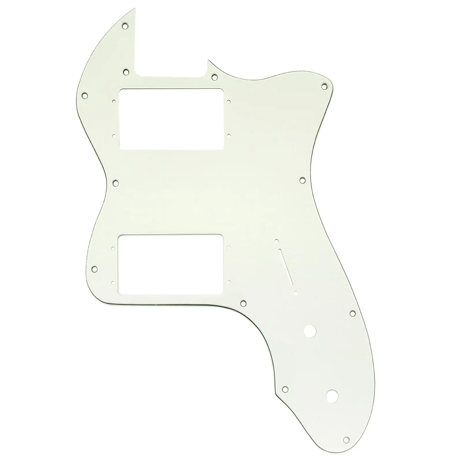 

Pro Aged White HH Wide Pickguard For Guitar