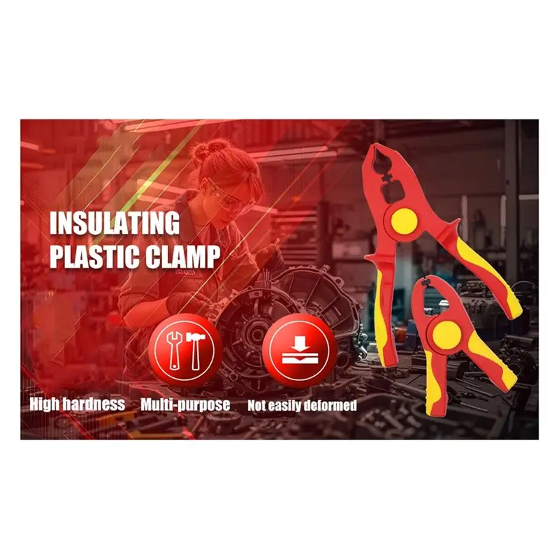 Insulated Plier Pair 1000V Rated for Cutting and Manipulating Wires Safely in Low and Medium Voltage Environments
