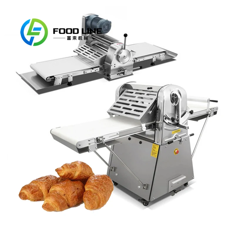 Automatic Pastry Laminating Equipment Stable Conveying System Realize Efficient Layer Processing For Variou Flaky Food Raw Dough