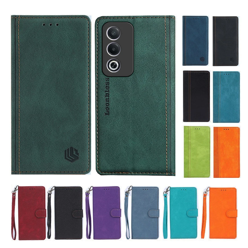 Flip Book Housing Case For OPPO A80 Phone Case Etui OPPO A80 CPH2639 Global version OPPO A80 OPPOA80 A 80 5G Cover Fundas Coque