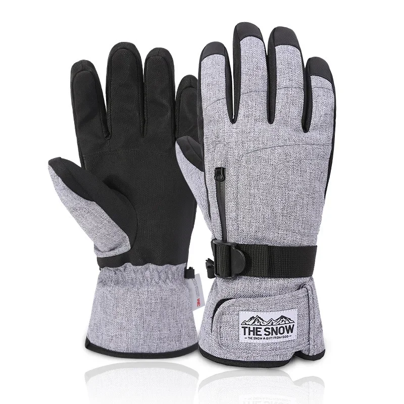 Unisex Adult Winter Ski Gloves -20 Degree Snowboard Touchscreen Gloves Snowmobile Motor Waterproof Thermal Snow Gloves