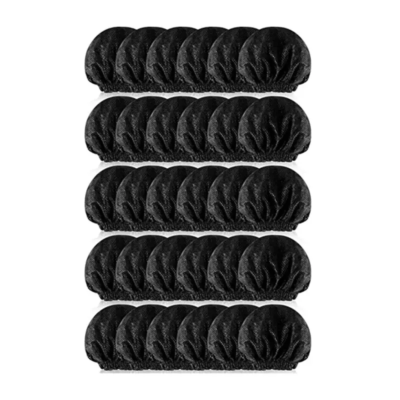 

B93B-800PCS Одноразовые чехлы для микрофонов Нетканые лобовое стекло для ручного микрофона с эластичными лентами в индивидуальной упаковке