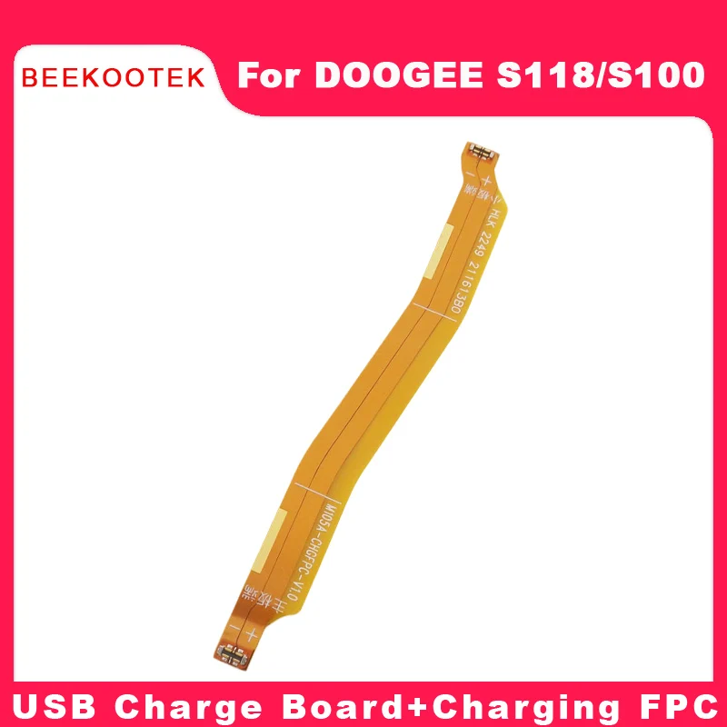 New Original DOOGEE S118 S100 USB Board Base Charging Port Board USB Charging FPC Flex Cable For Doogee S118 Smart Phone