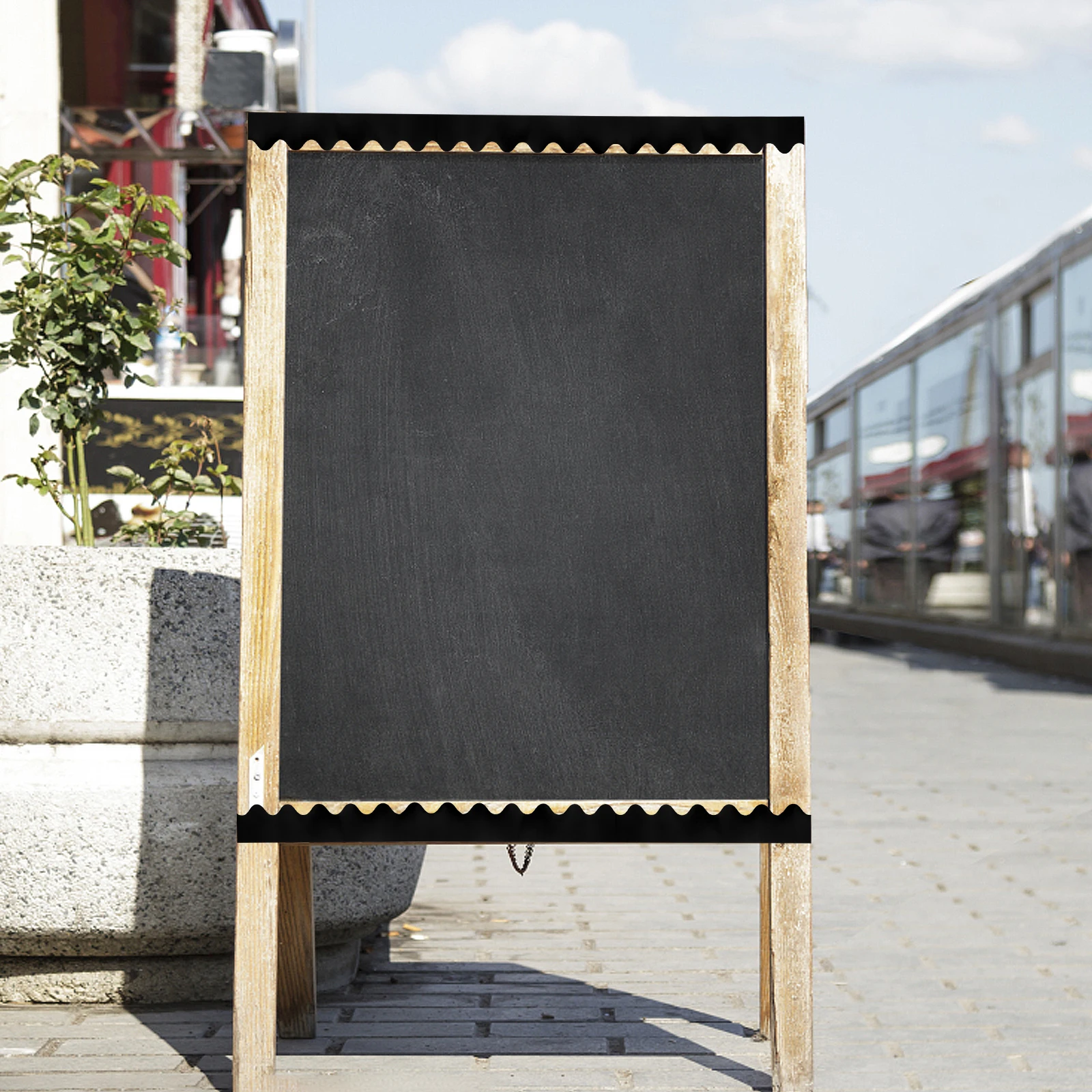 

5M Blackboard Chalkboard Decor Bulletin Board Border Classroom Decoration Wall Trim Waterproof For Office