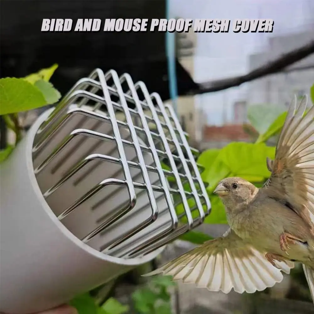 

Трап для пола с круглым крыхом, антиблокирующая крышка для балконного дренажа из нержавеющей стали, большая крышка для дождевой трубы на крыше