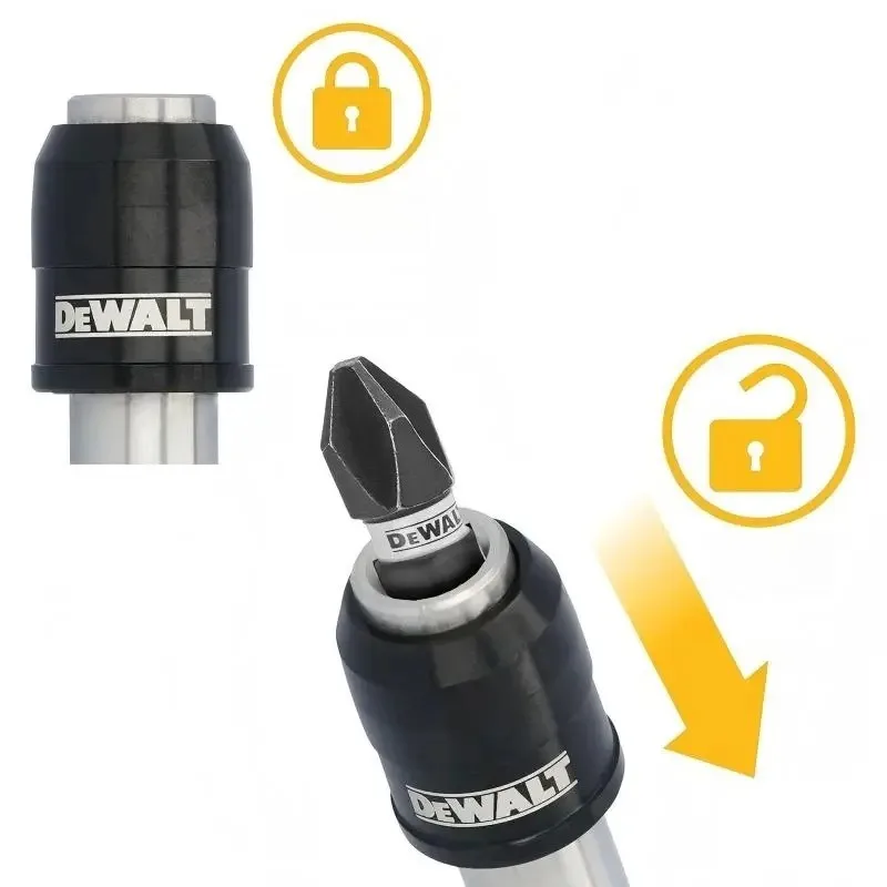 

Набор держателей для бит DEWALT DWAFHLDKC5 с шестигранным хвостовиком 1/4 дюйма, с креплением на ключ-кольцо, для дрелей, шуруповертов и отверток