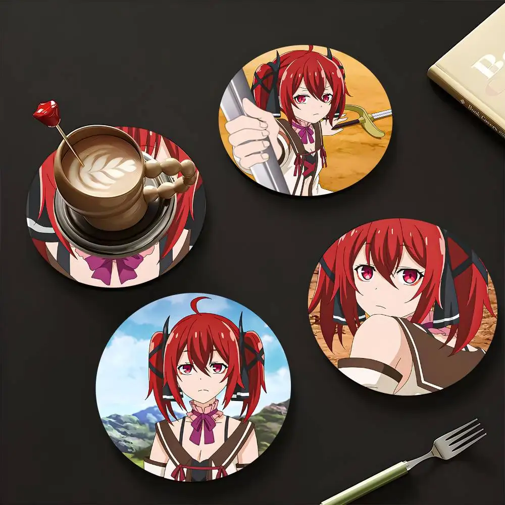 1pc Iris Anime Characters Wooden Coaster Colour Printing Cup Mat Home Desk Decoration Gifts