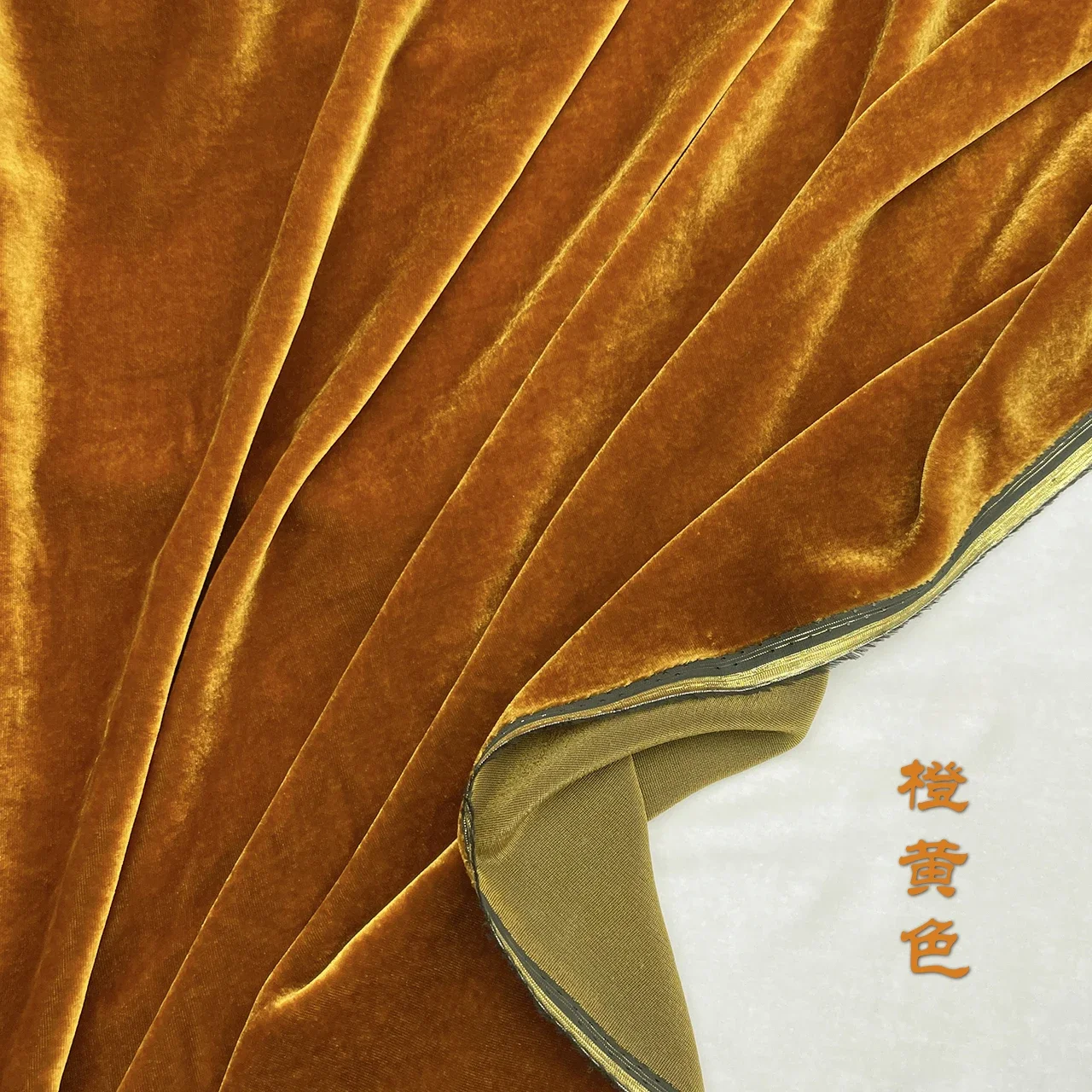 30 kleur Groothandel 100% Moerbei Zijde Joe Fluwelen Kleding Stof Trouwjurk Cheongsam Gewaad Doek Stof Op Maat Rood Geel