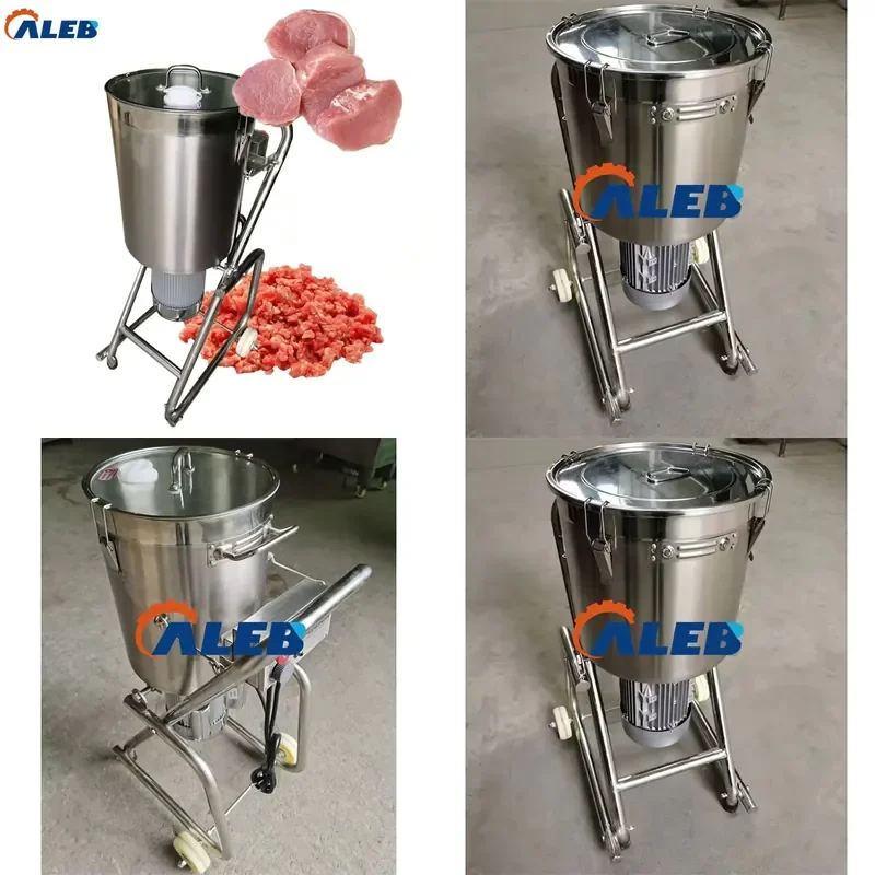 SFW Certificate Movable Pepper Paste Making Machine Seasoning Grinder Garlic Chopping Machine